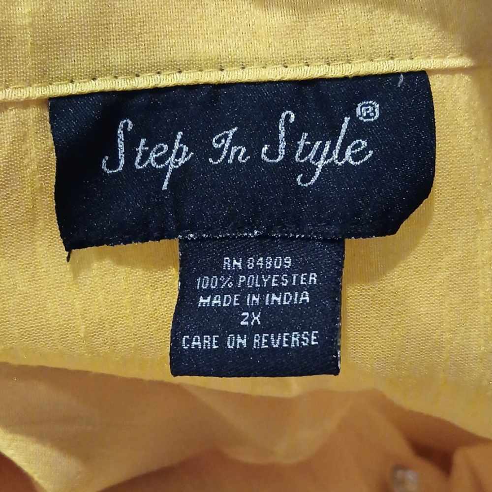 Bright Yellow Button-Up Jacket - Picture 5 of 5